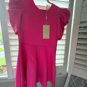 Hannah Banana Girls Fuchsia Formal Dress
